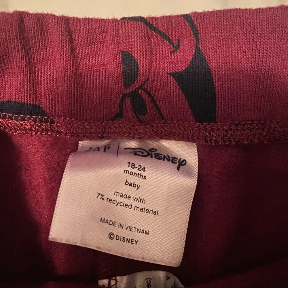Disney Mickey Mouse Sweatpants‎ Baby Size 18/24 Months